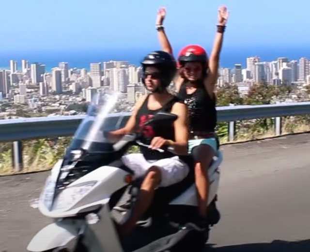 Tantalus Moped Tour Route